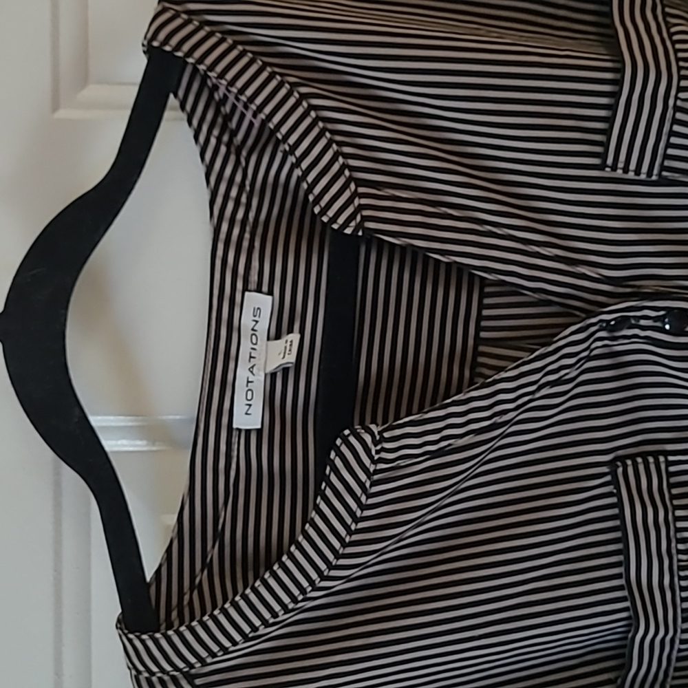 Notations Striped Blouse - image 3